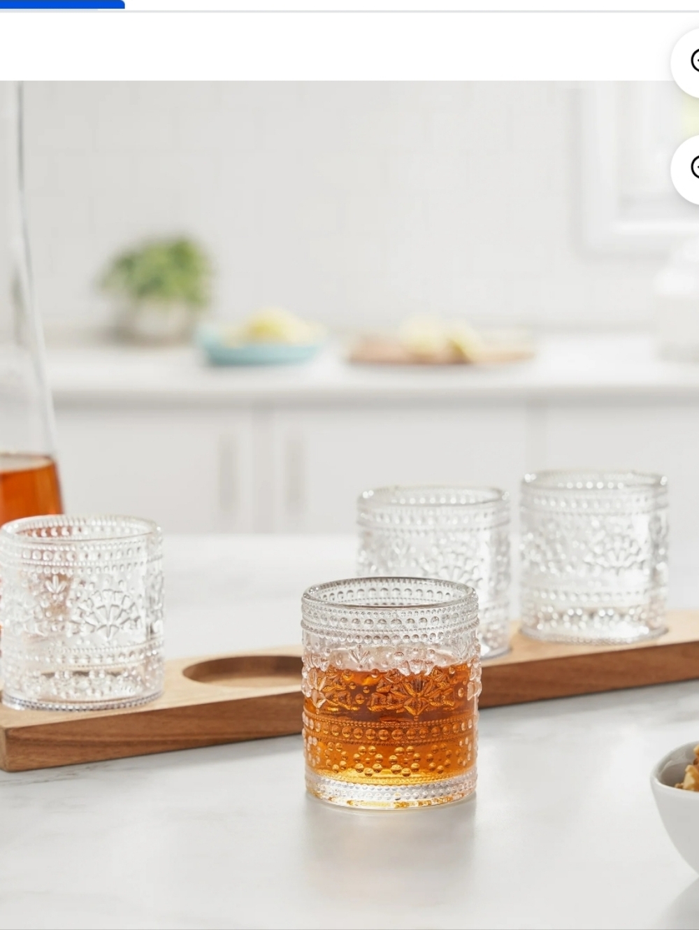 New The Pioneer Woman Shot Glass Set with Wood Flight Board